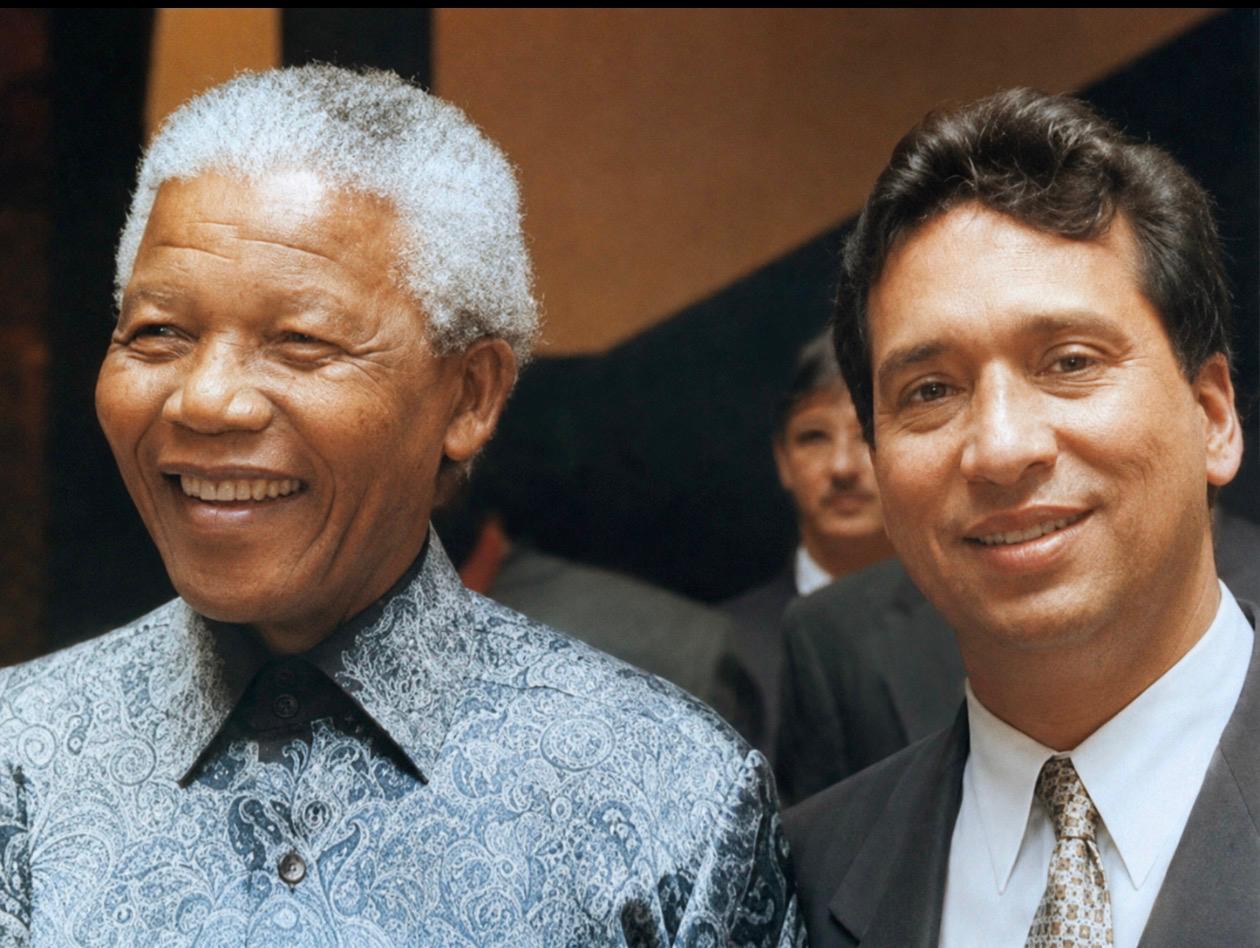 Nelson Mandela e Hélio Viana de Freitas